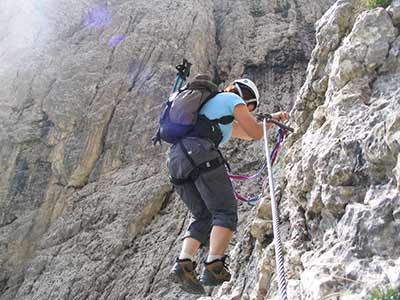 Der Pisciadu-Klettersteig
